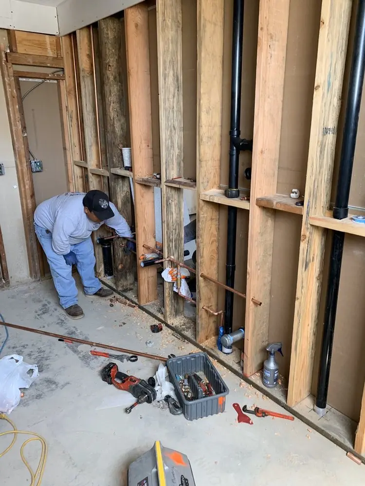 Commercial rough-in plumbing for Gas Line Repair in Verdugo City